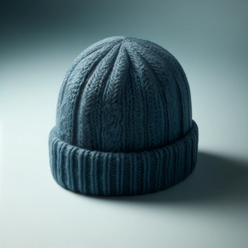 Blue Wool Hat